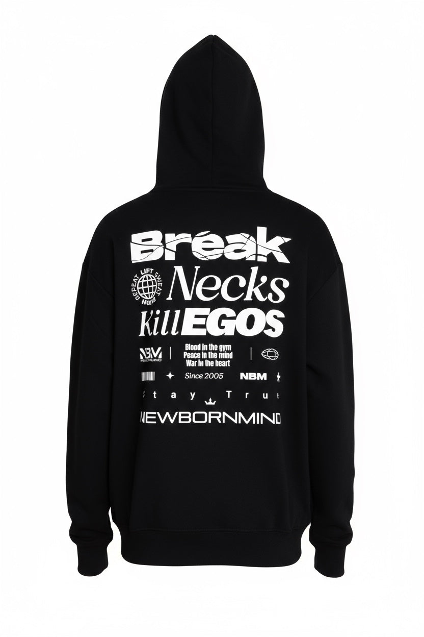 NBM Hoodie Break necks, kill egos